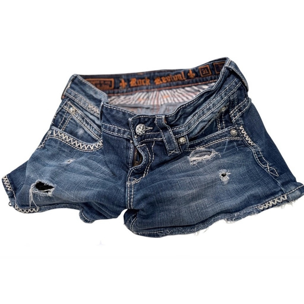 Rock Revival Becky Women's Denim Shorts Size 31